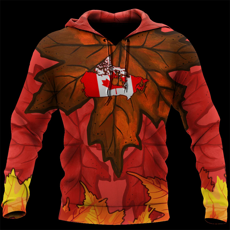Kanada Ahornblatt 3d gedruckt  – Street Fashion Canada Bewertung und Preis