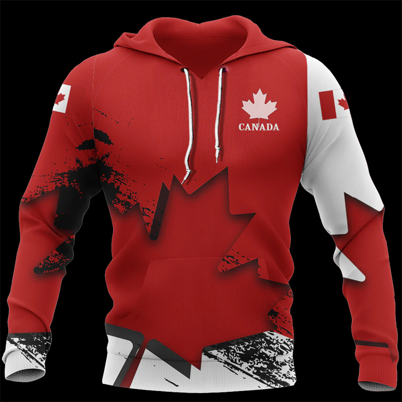 Kanada Ahornblatt 3d gedruckt  – Street Fashion Canada Bewertung und Preis