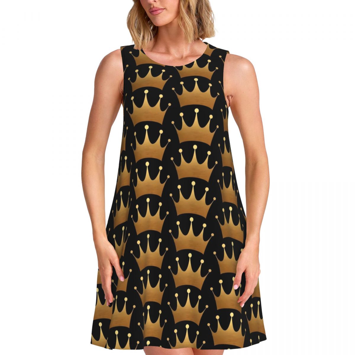 Kleid mit Königinnen-Print, Go – Queen Street Fashion Bewertung und Preis