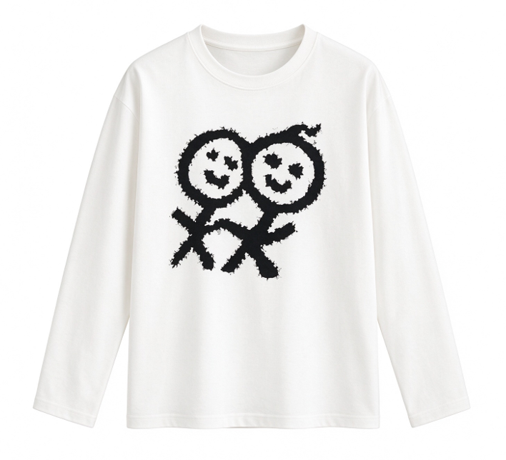 Grunge Y2K Damen Langarm-T-Shi – Street Fashion Y2K Bewertung und Preis