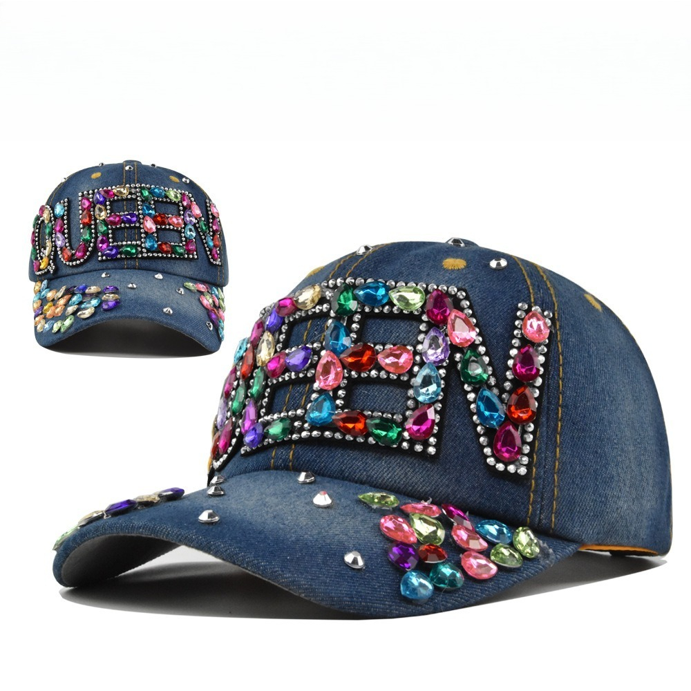 Königin Strass Denim Baseball  – Queen Street Fashion Bewertung und Preis